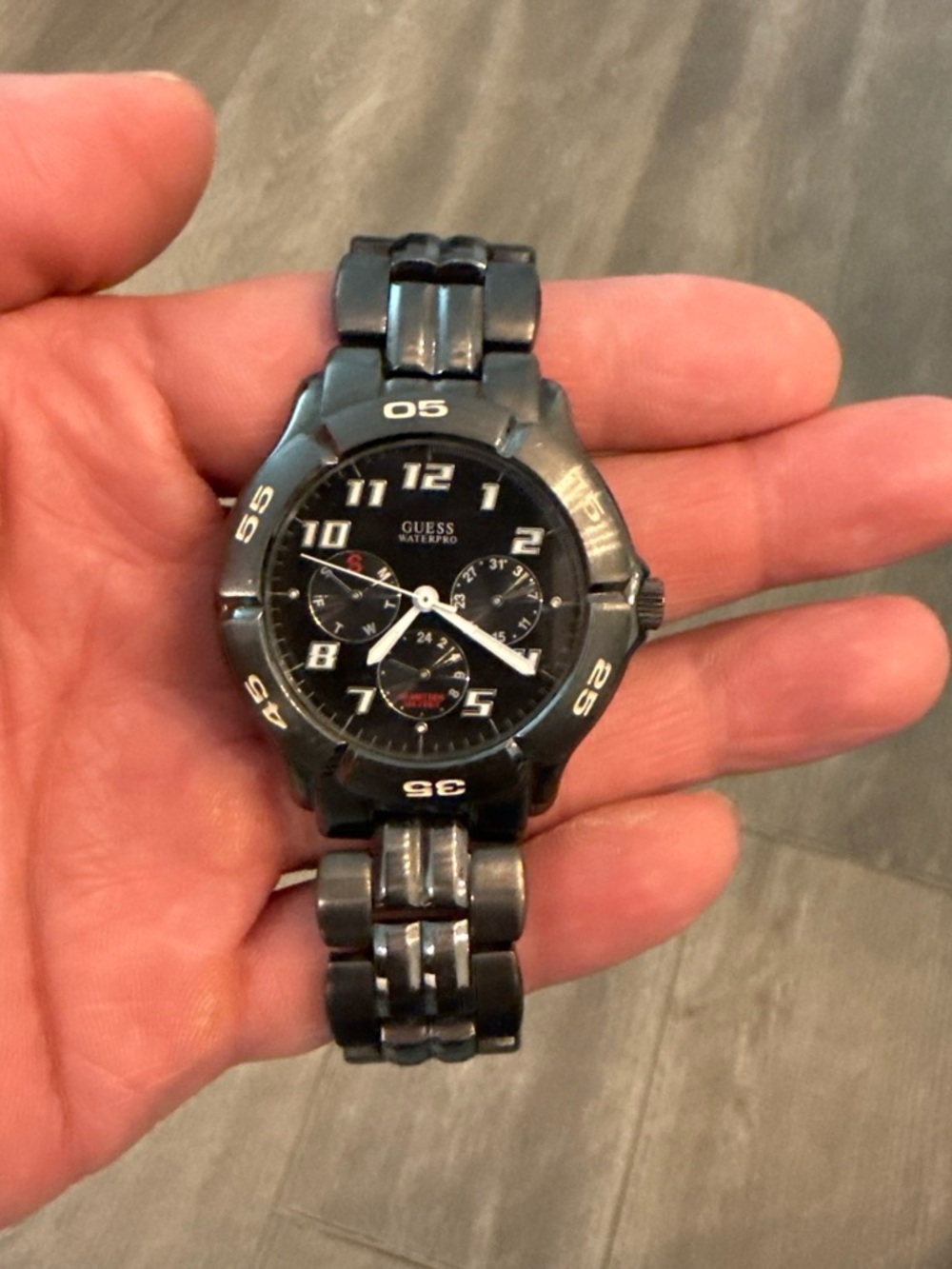 Guess Black Multi-Function Men's Watch